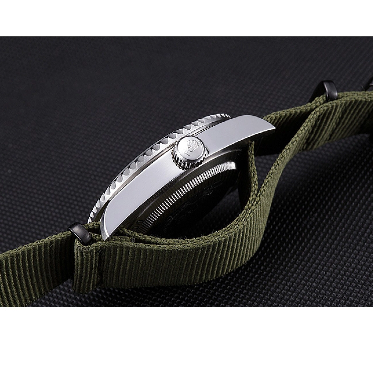 Rolex aaa copy Rolex 621990 Olive Submariner Stealth 0822